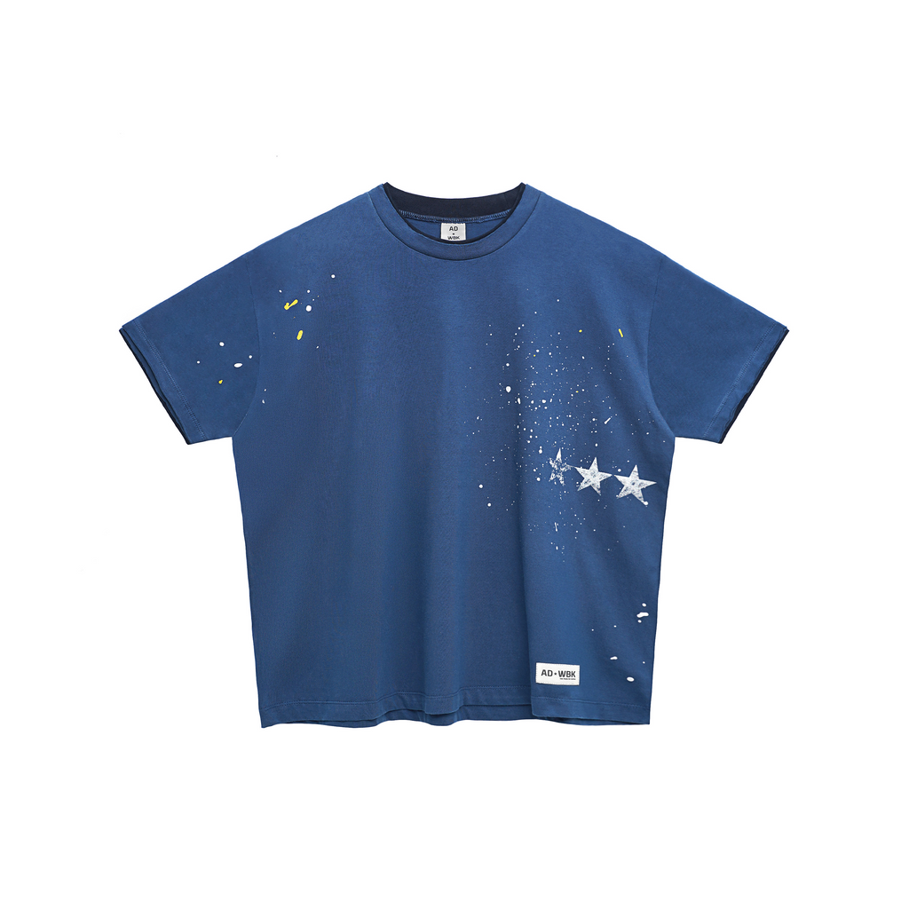 La Rue Double Rib T Shirt (Navy)