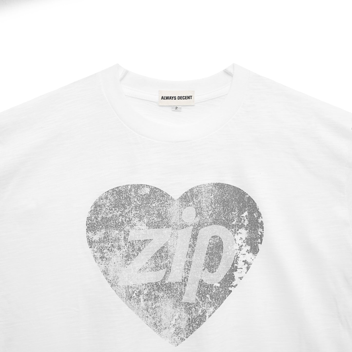 White “ZIP” T-shirt