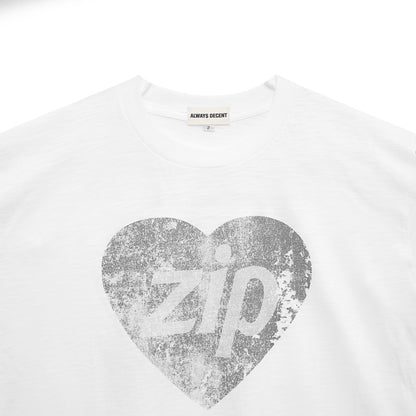 White “ZIP” T-shirt