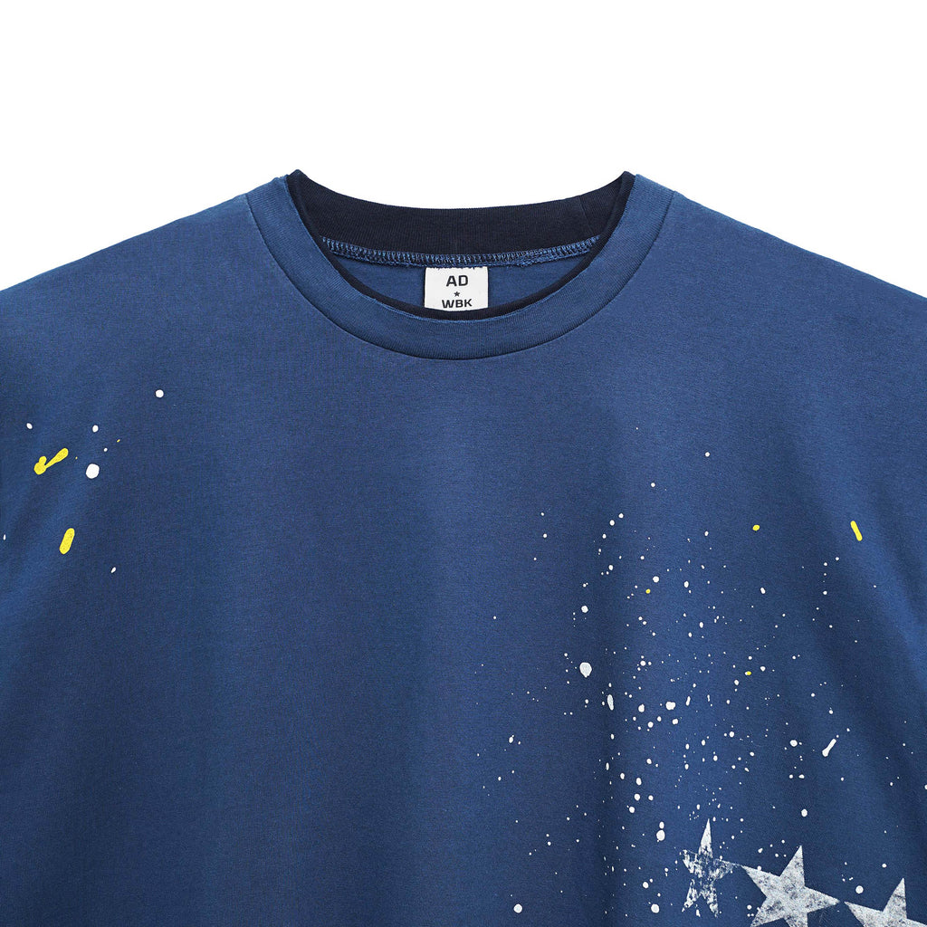 La Rue Double Rib T Shirt (Navy)