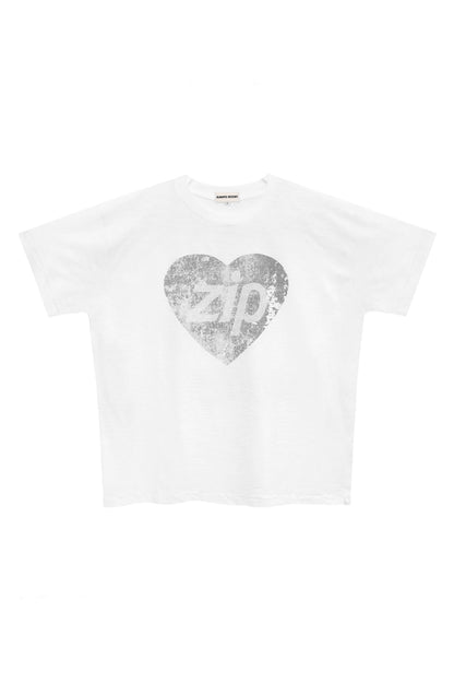 White “ZIP” T-shirt