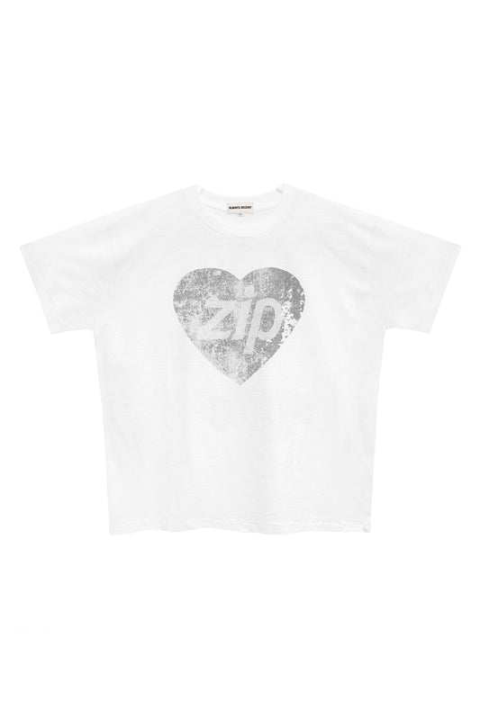 White “ZIP” T-shirt