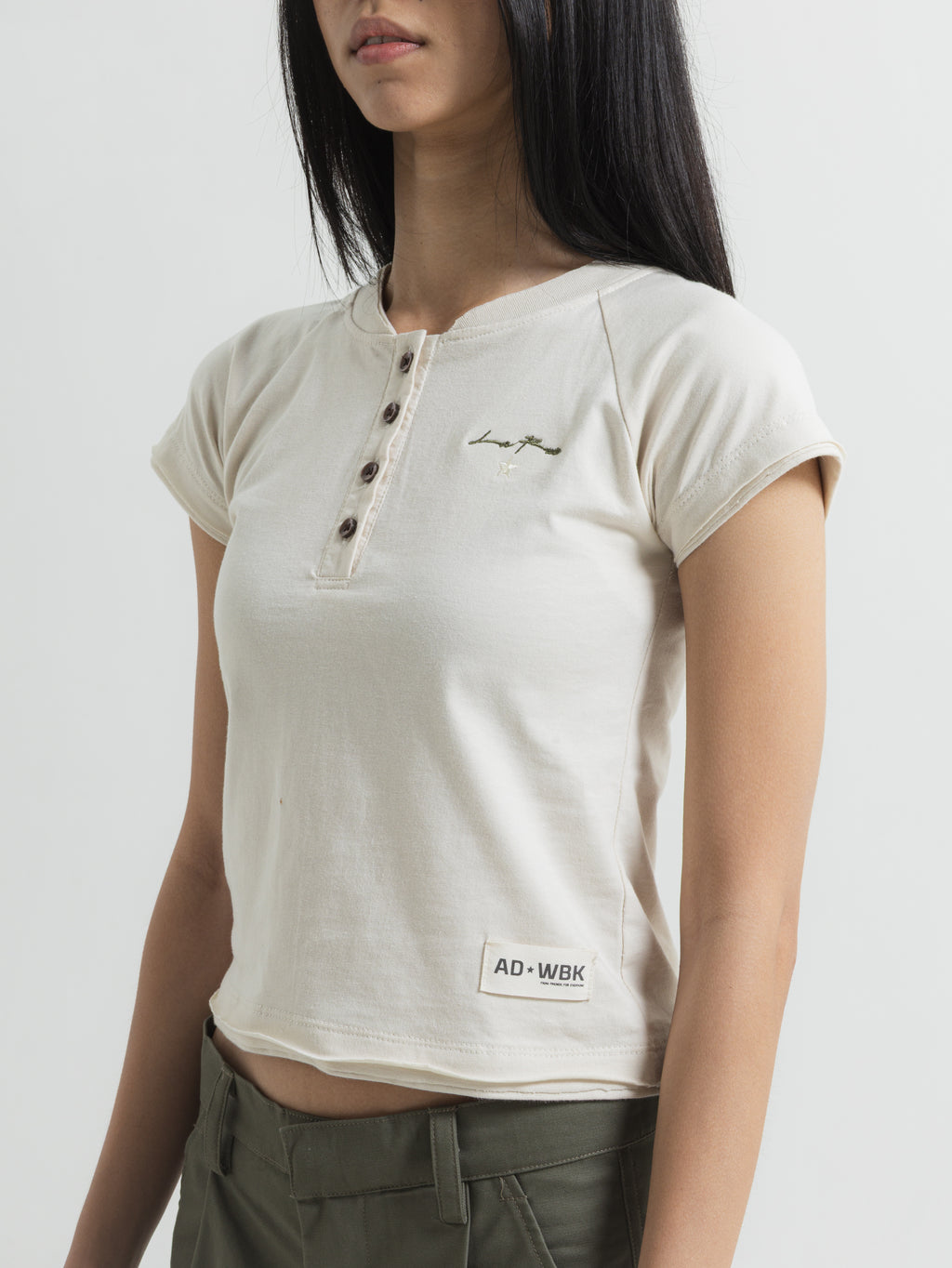 La Rue Henley Baby Tee