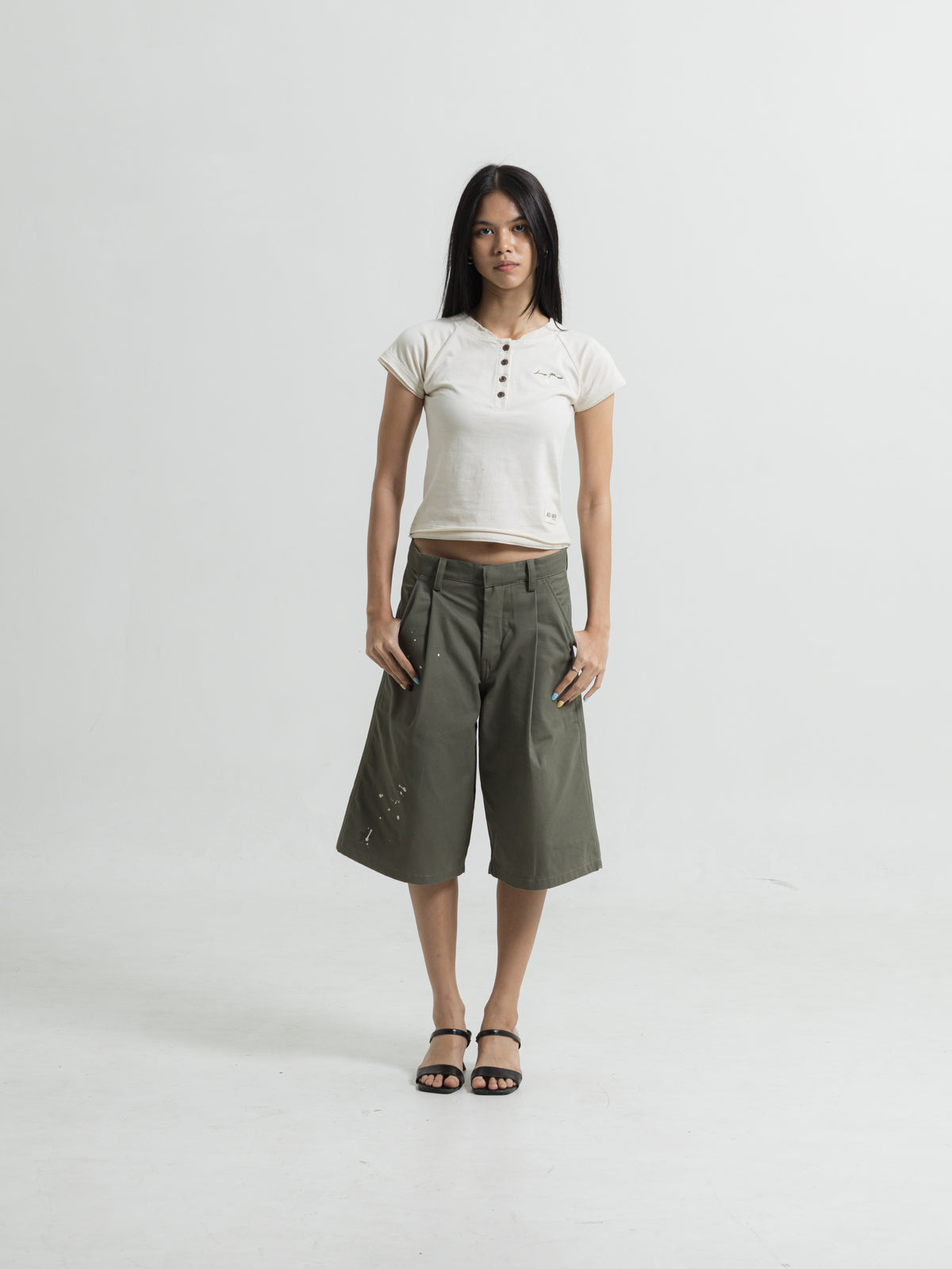 La Rue Henley Baby Tee