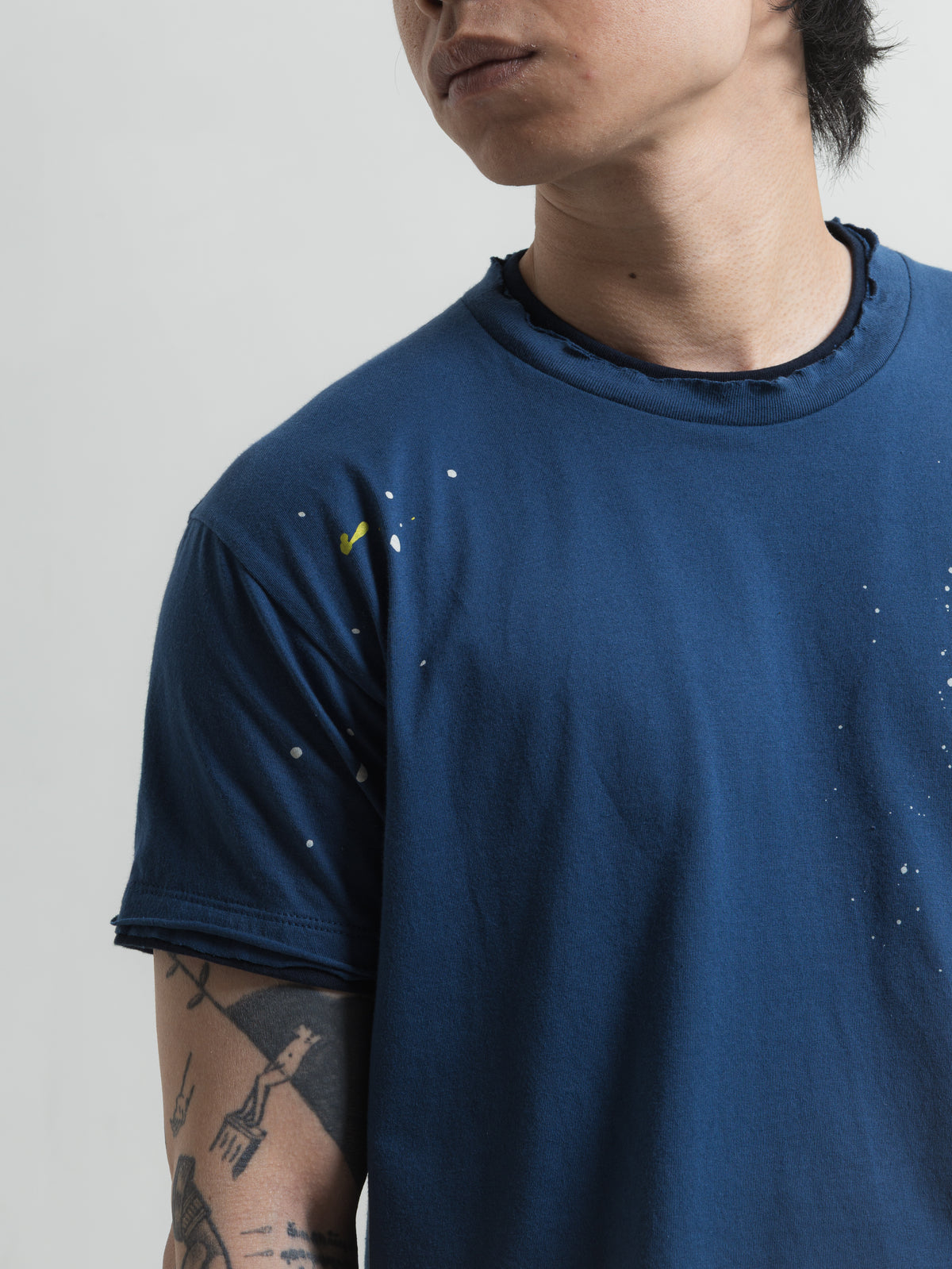 La Rue Double Rib T Shirt (Navy)