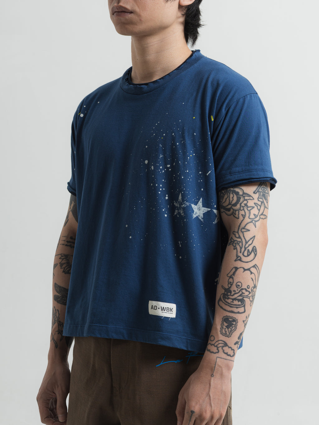 La Rue Double Rib T Shirt (Navy)