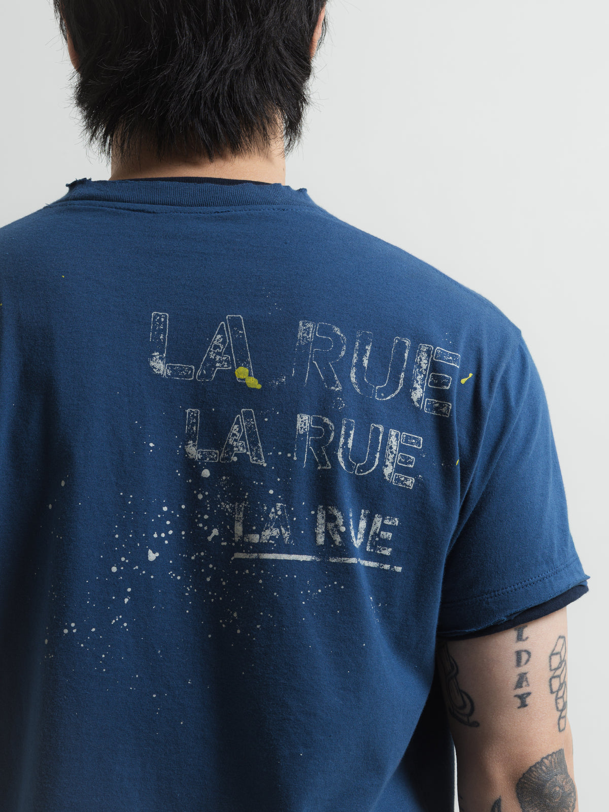 La Rue Double Rib T Shirt (Navy)